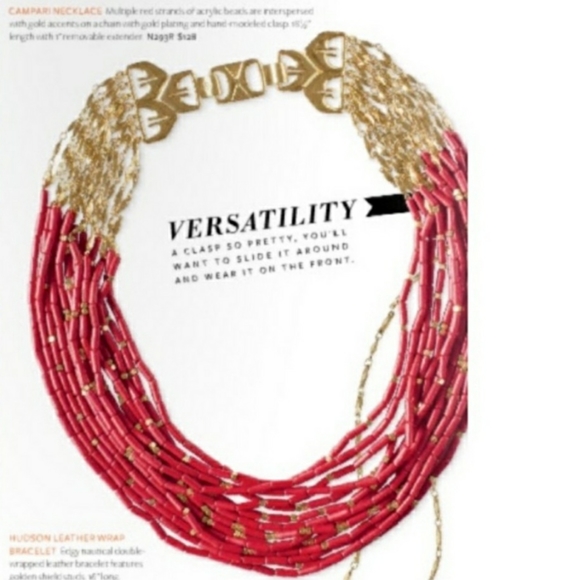 Coral Campari Necklace - Picture 2 of 4